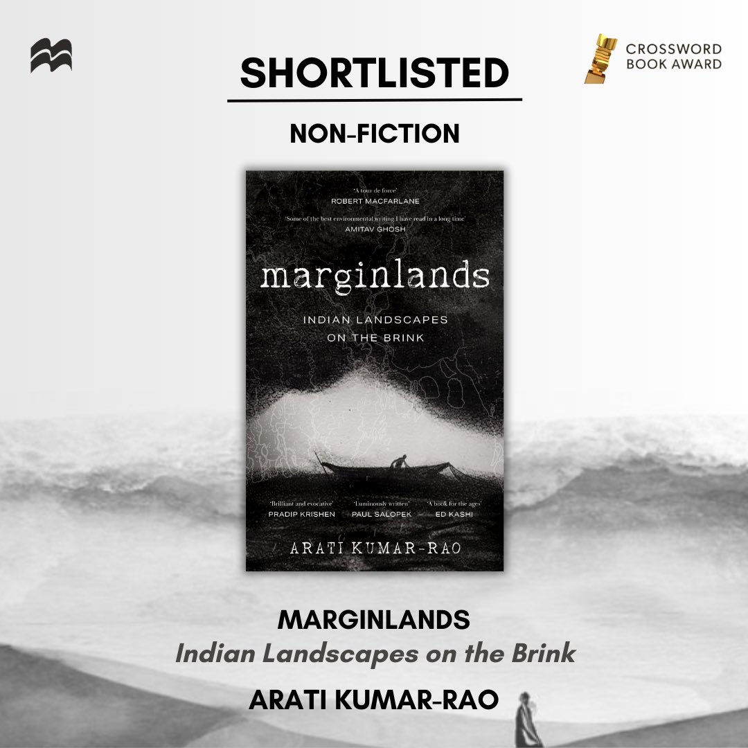 Pan Macmillan India (@panmacindia) on Twitter photo We couldn’t be more thrilled that Arati Kumar-Rao’s MARGINLANDS is on the shortlist for the Crossword Book Award in the Non-Fiction category! Many congratulations <a href="/AratiKumarRao/">Arati Kumar-Rao</a>! ✨
#CrosswordBookAward <a href="/crossword_book/">Crossword Bookstores</a> We couldn’t be more thrilled that Arati Kumar-Rao’s MARGINLANDS is on the shortlist for the Crossword Book Award in the Non-Fiction category! Many congratulations <a href="/AratiKumarRao/">Arati Kumar-Rao</a>! ✨
#CrosswordBookAward <a href="/crossword_book/">Crossword Bookstores</a>