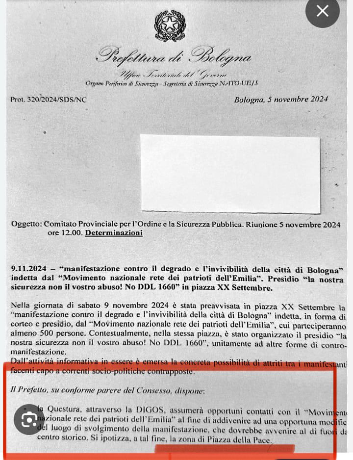 <a href="/Piantedosim/">Matteo Piantedosi</a> Il verbale del prefetto da ragione a <a href="/matteolepore/">Matteo Lepore</a>