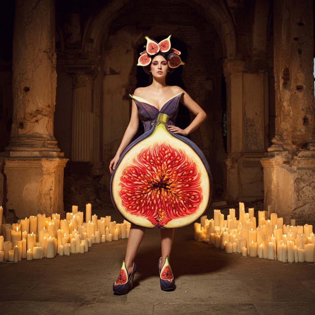 g__e___e's tweet photo. women, clothes that  look like a fig
#ImageFX #hailuo_ai #ai #aiart #art #food #aifashion #aiwork #foodfashion #fashionfood #foodart #fig #無花果 https://t.co/USY67e0nED