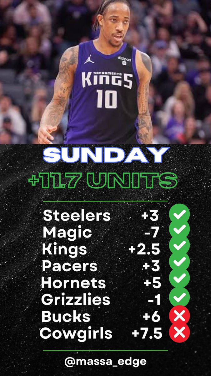 MassaEdge's tweet image. HUGE 6-2 SUNDAY 💰💰
