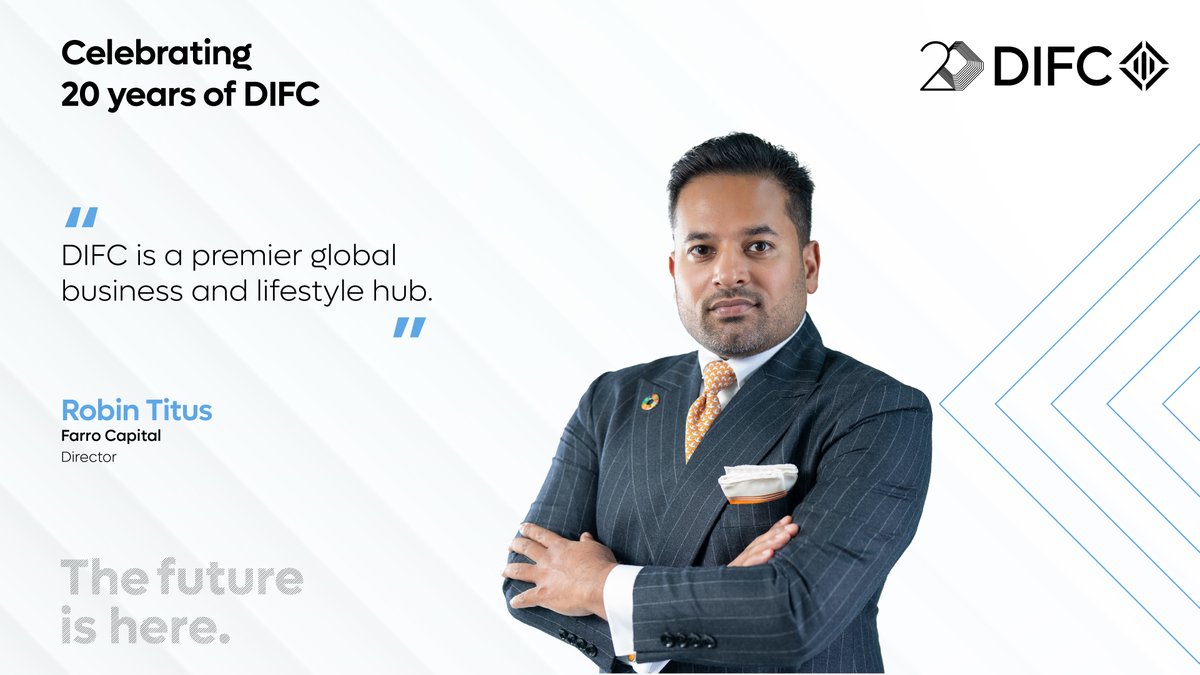 DIFC's tweet photo. #DIFC is more than just a financial centre; it's a premier global lifestyle hub. Here, ambition meets opportunity in an environment that inspires growth. #DIFC20 #DIFC20Years #DIFC20thAnniversary https://t.co/vJOw3U2koL