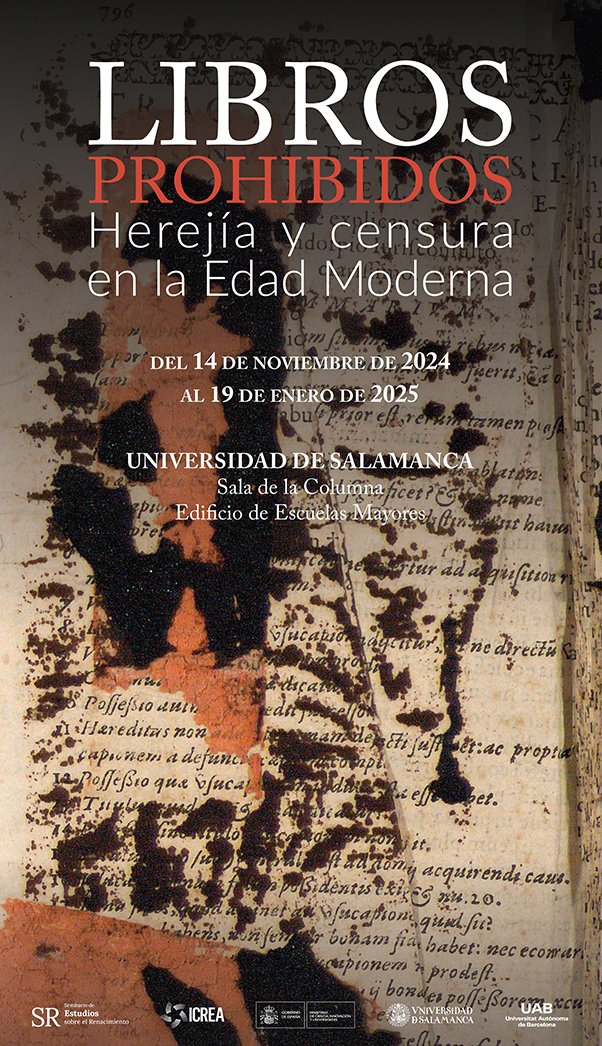 📢Exposición «Libros prohibidos. Herejía y censura en la Edad Moderna»
📅 del 14 de noviembre de 2024 al 19 de enero de 2025
📍Sala de la Columna, Edificio de Escuelas Mayores, <a href="/usal/">Universidad de Salamanca</a> 
👥María José Vega, <a href="/UABBarcelona/">Universitat Autònoma de Barcelona</a> 
ℹ️la-semyr.es/exposicion-lib…