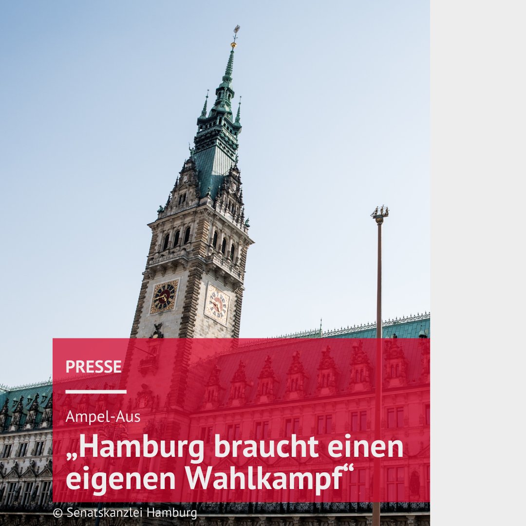 Politischen Turbulenzen in Berlin dürfen unsere Stadt nicht von ihren zentralen Herausforderungen ablenken. Wohnungsbau, Arbeitsmarkt, Mobilität: Hamburg muss sich auf eigenen Themen fokussieren, um als Metropole &amp; Handelsstadt zukunftsfähig zu bleiben.  sovd-hh.de/news-service/a…