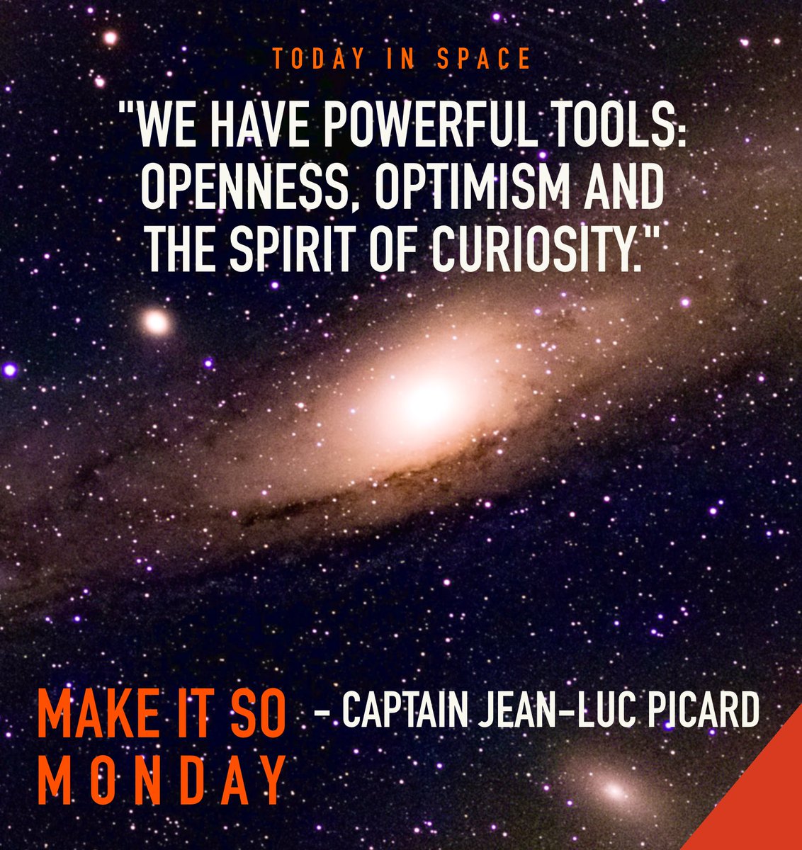 ELGR3CO's tweet photo. Another monday, another make-it-so post. Captain Picard really is filled with some amazing advice and so quoteable. Here are some inspirational Picard quotes to start your week on the right foot.
Earl Grey Tea. Hot.
ENGAGE
#startrek #meme #motivation #fear #spacememes #space #spacetravel #startrekpicard #startrekthenextgeneration #startrektng #captainpicard #picard #enterprise #humanity #spaceexploration #galaxy #spacenerd #scifi #astronomy #telescope #astrophotography #andromedagalaxy #andromeda #galaxy