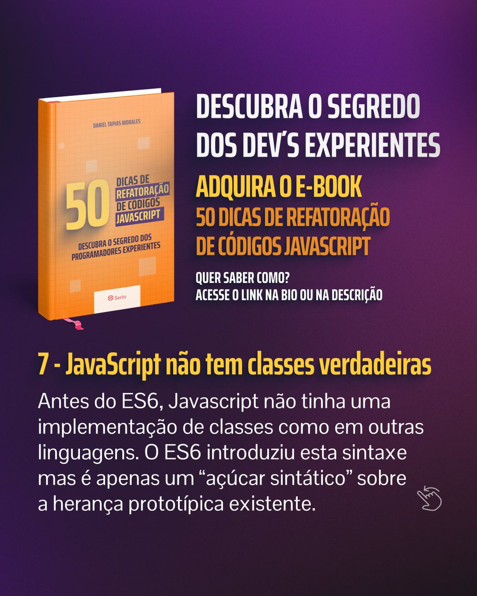 serlivcursos's tweet image. 8 curiosidades sobre JavaScript que você precisa conhecer AGORA MESMO para se tornar um Programador melhor
#refatoracao #javascriptParaIniciantes #deviniciante #javascriptbr #programacaoweb #dicasjavascript #aprendaprogramacao #frontend #webdev  #aprenderProgramar #bolhatech