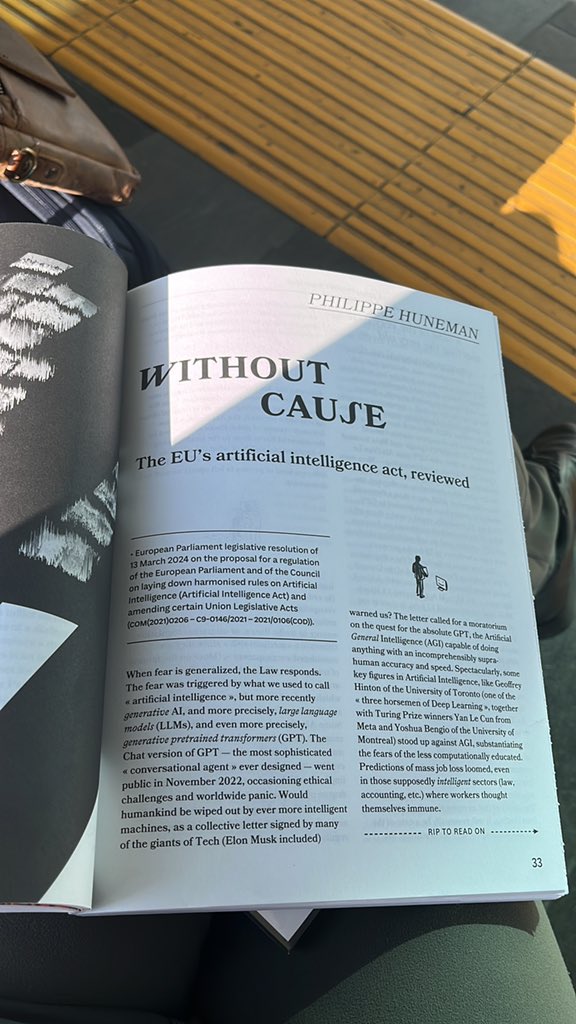 This is the best magazine on planet Earth. Seriously. A spotless cerebral joy. #philippehuneman ‘s piece on AI and philosophy is incredibly well-written. Every bit of #EuropeanReviewofBooks is a blast.