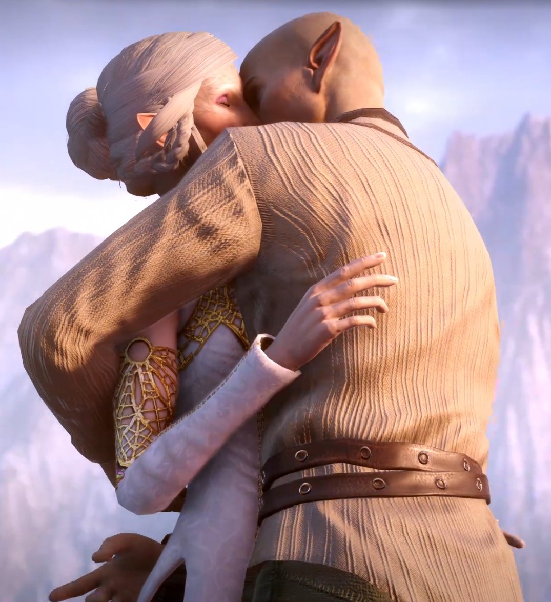 My Inky and her Egg, Forever stuck in this Ship #Dragonage #DragonAgeVeilguard #Solas #Solavellan #DATV #TheDreadwolf #Solavellanhell