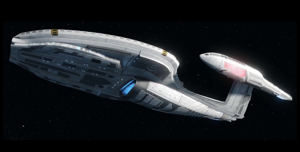 startrek_ships's tweet image. #InquiryClass — refit 

Credit: Jane’s Interstellar on FB
