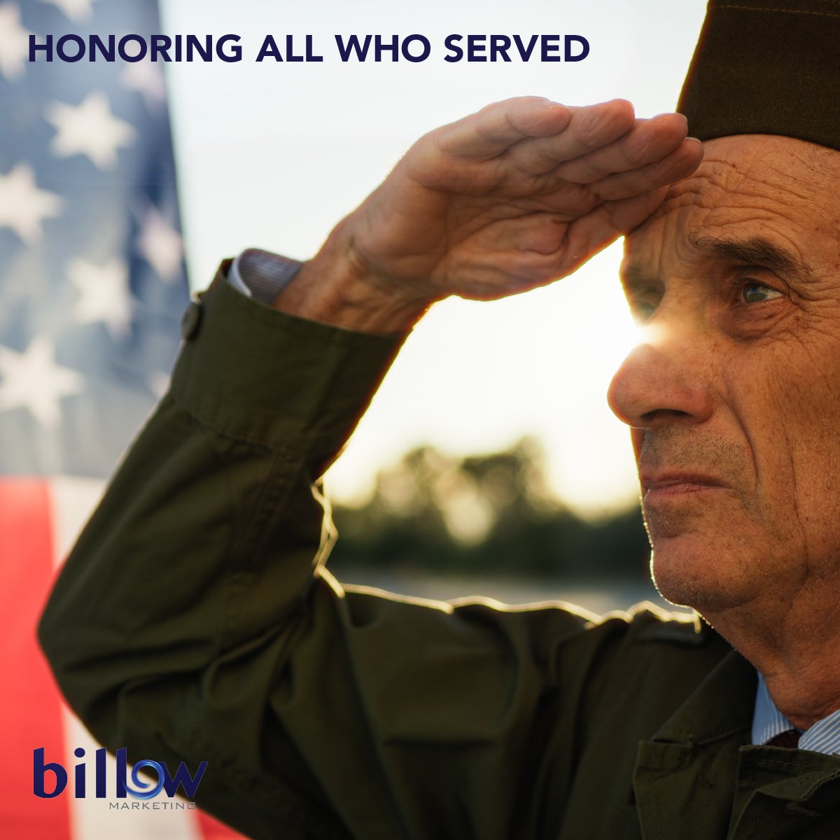 🇺🇸 Honoring All Who Served 🇺🇸

This Veterans Day, we pause to recognize and thank the brave men and women who have served our country. Your courage and sacrifice inspire us every day. From all of us at Billow Marketing, thank you for your service.