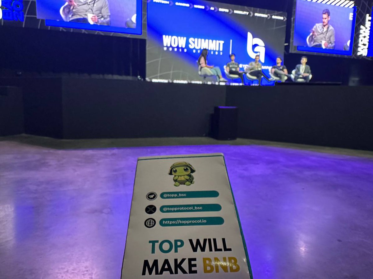 WOW SUMMIT is all about idea exchange and resource sharing. 

CRYPTO IS HERE TO MAKE FUN AND UNITY 🎉🎉🎉🎉

$top #TOP #DEFI4 #Web3