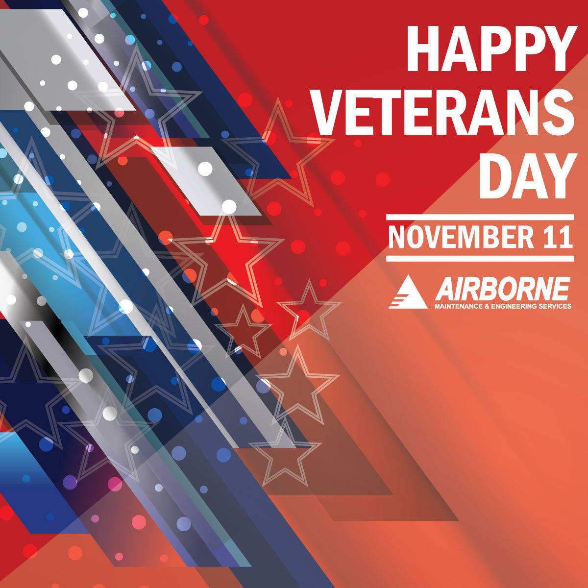 Happy Veterans Day from all of us here at Airborne Maintenance &amp; Engineering Services!

#veteransday #military #thanks