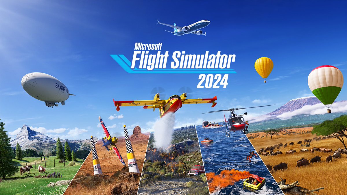 Microsoft Flight Simulator 2024 launches next week! 

Who’s excited? 🤩