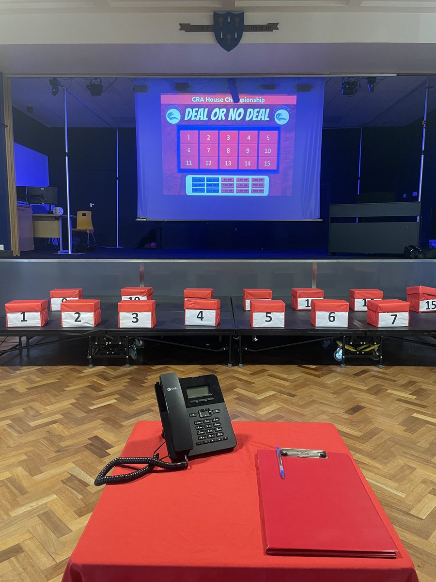 CRA House Championship (@cra_housechamp) on Twitter photo It’s House DEAL OR NO DEAL <a href="/Charles_Read_/">Charles Read Academy</a> this week, starting with Aqua today… Who will take home the most points? Caeli are playing tomorrow, followed by Terra on Tuesday! Good luck 📦 It’s House DEAL OR NO DEAL <a href="/Charles_Read_/">Charles Read Academy</a> this week, starting with Aqua today… Who will take home the most points? Caeli are playing tomorrow, followed by Terra on Tuesday! Good luck 📦