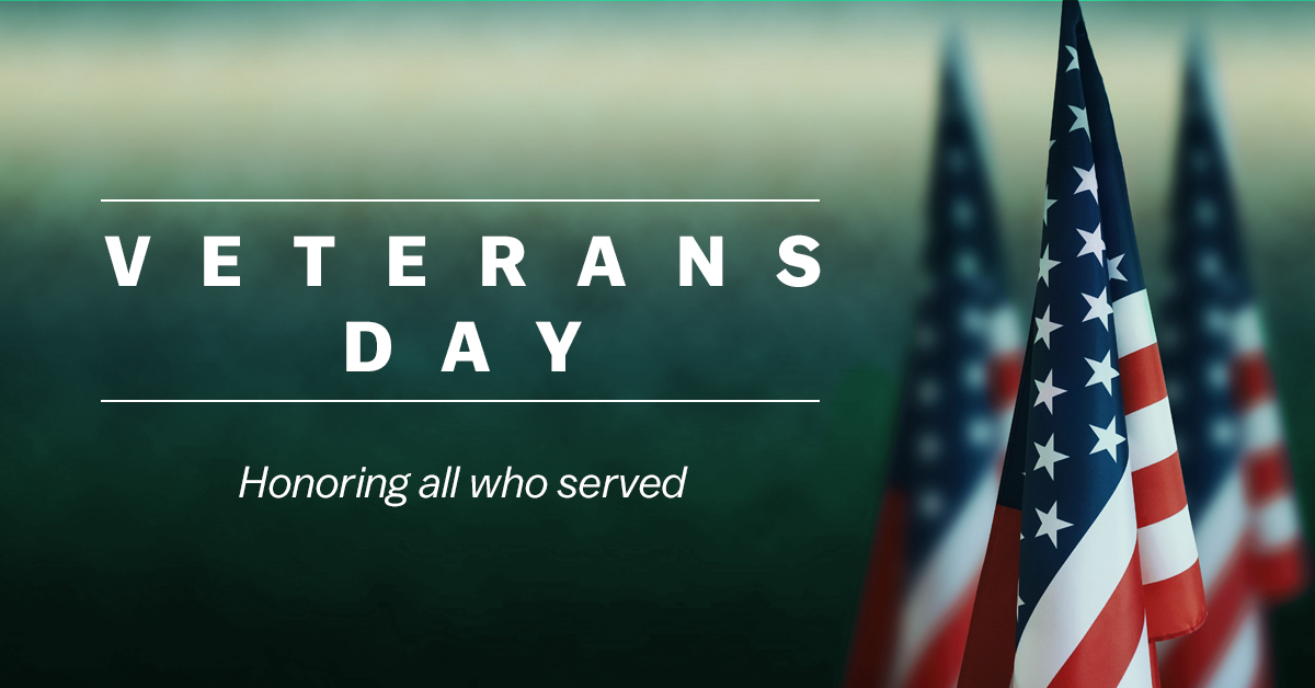 Happy Veterans Day. Thank you for your service and everything that you have done for our country. #VeteransDay
