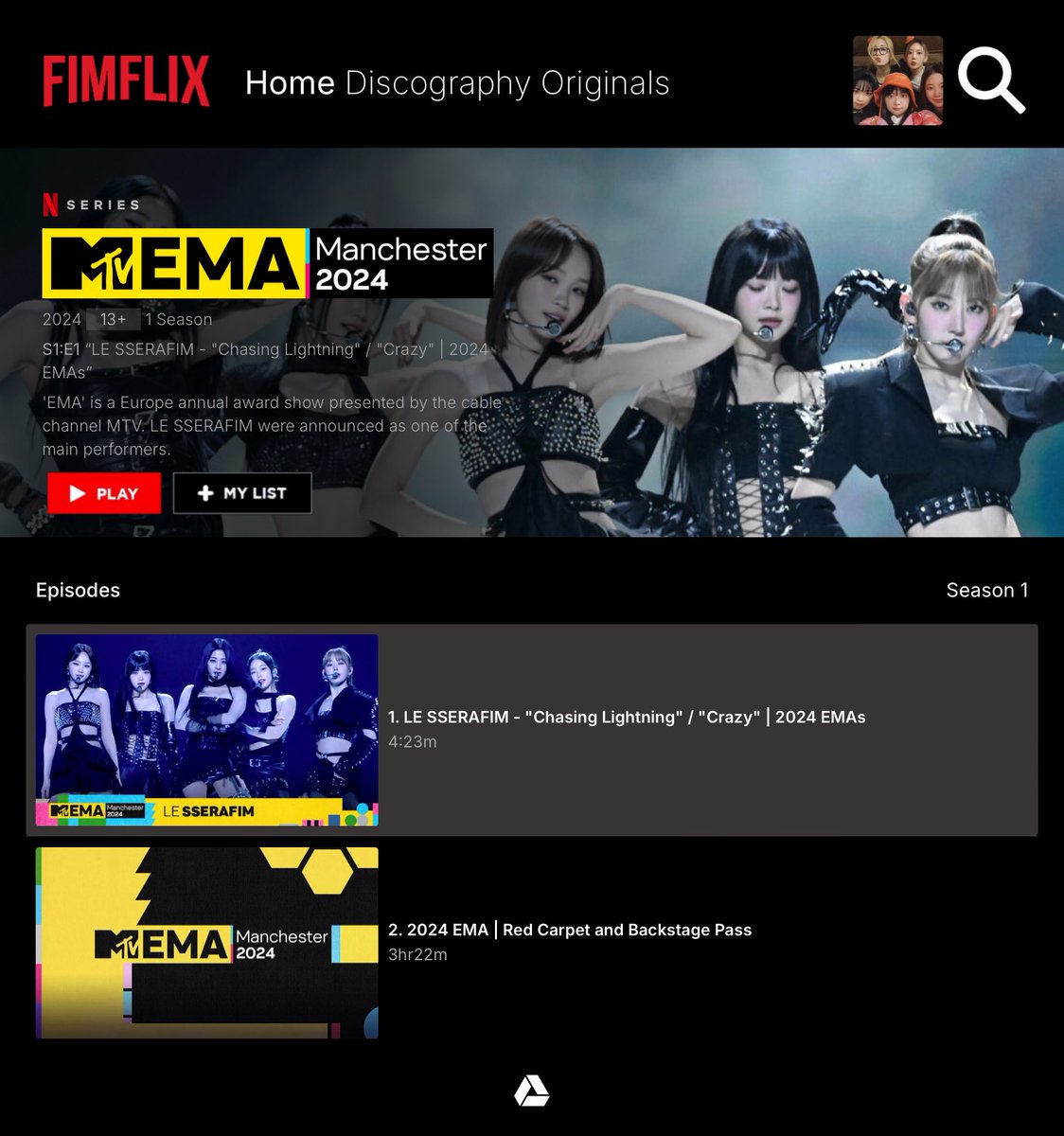 fimflix's tweet photo. #FIMFLIX 🎥 Update!

- Added ‘MTV EMAs 2024’ under Originals > Performance Stages.
- Revamped ‘MTV VMAs 2024’ under Originals > Performance Stages.

🔗: https://t.co/ke66tLUGQB https://t.co/ka7fQPxnVT