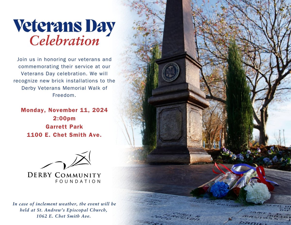 HAPPY VETERANS DAY! 
Join us today as we honor and celebrate our veterans.