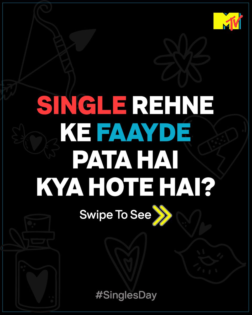 MTVIndia's tweet photo. Sorry but not sorry 😂

#MtvIndia #SinglesDay #Relatable #OneIsFun https://t.co/JZsLmb7AqK