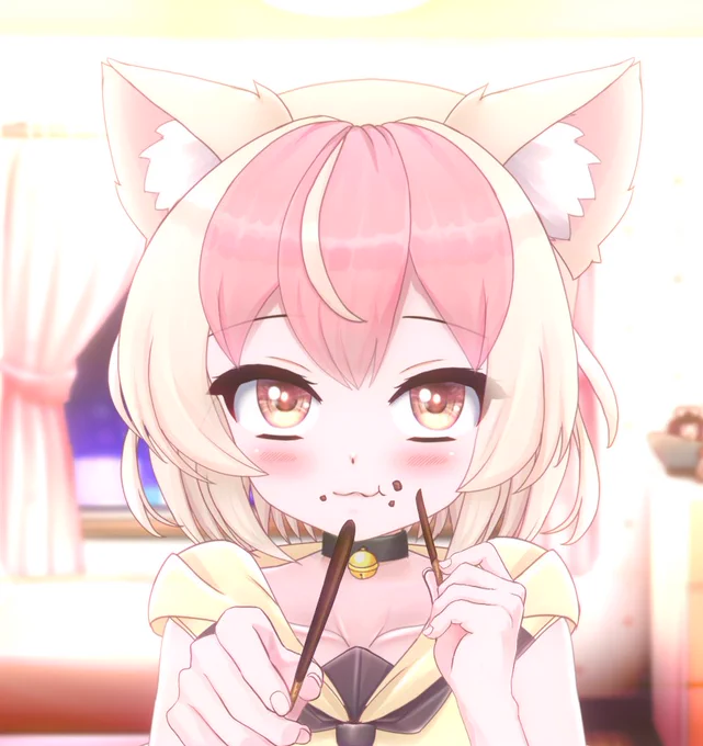 あっ今日 #ポッキーの日 だっけ?はいポッキー 