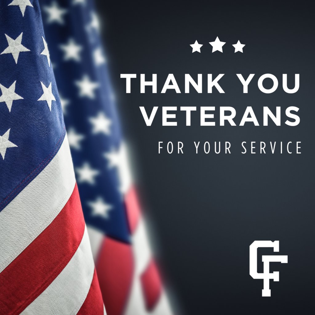 Today, we honor and thank all veterans for their service, courage, and sacrifice. 🧡🖤 

#ChagrinSchools #CFtogether #ChagrinTigers #ChagrinFalls