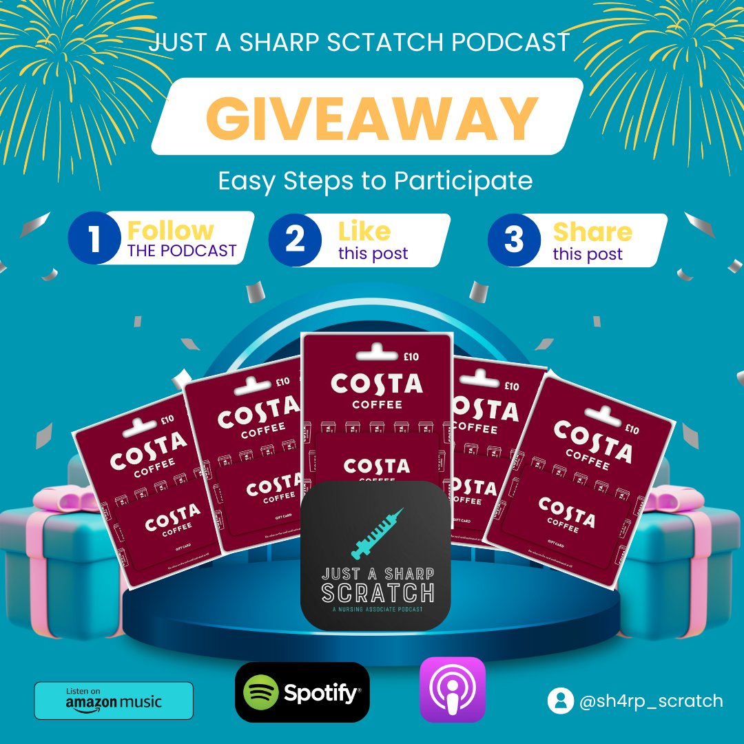 📢 Just a quick reminder—there are only a couple of days left to enter our Costa giveaway! ☕️🥳 The deadline is 13th November 2024, so don’t miss out!

5 lucky winners each getting a £10 Costa Voucher! 

If you haven’t entered yet, now's your chance to win some coffee goodness on