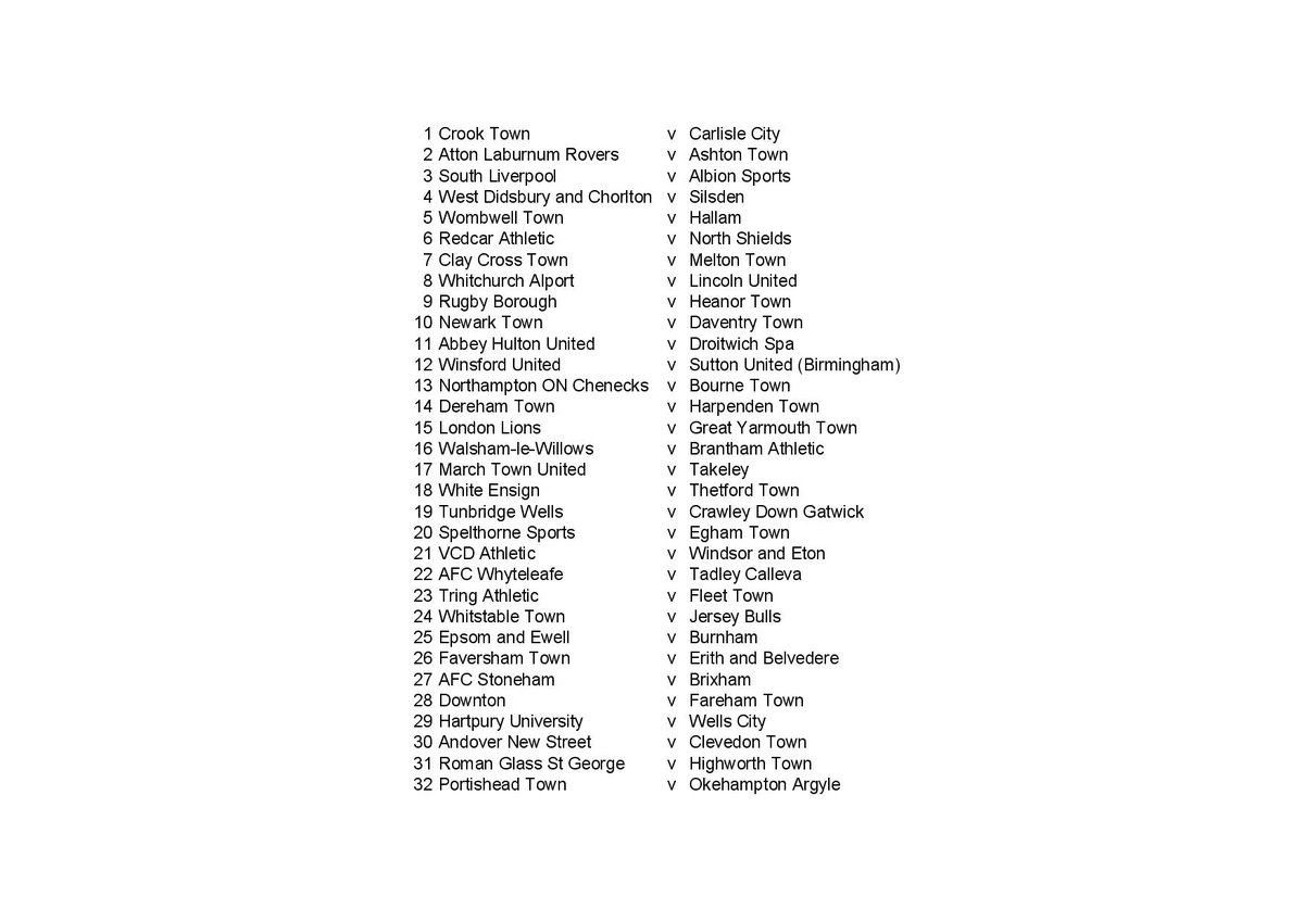 favasefactfile's tweet photo. The #FAVase 3rd Rd draw ... top-line facts & stats to come!
Happy with your draw?
#FAVaseDraw https://t.co/VUqjdP7Xy7