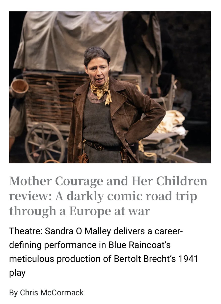 Thanks to <a href="/ChrisMacCormack/">Chris McCormack</a> for his **** review in <a href="/theirishtimes/">The Irish Times</a>