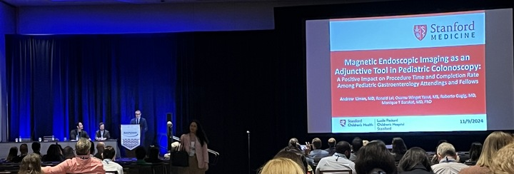 Stanford Pediatric Gastroenterology (@stanfordpedsgi) on Twitter photo Pic of Dr. Andrew Liman of Stanford delivering at NASPGHAN 2024 a presentation on testing methods to improve colonoscopy training. #PedsGI #NASPGHAN2024 <a href="/StanfordPeds/">Stanford Pediatrics</a> <a href="/StanfordChild/">Stanford Children's</a> Pic of Dr. Andrew Liman of Stanford delivering at NASPGHAN 2024 a presentation on testing methods to improve colonoscopy training. #PedsGI #NASPGHAN2024 <a href="/StanfordPeds/">Stanford Pediatrics</a> <a href="/StanfordChild/">Stanford Children's</a>