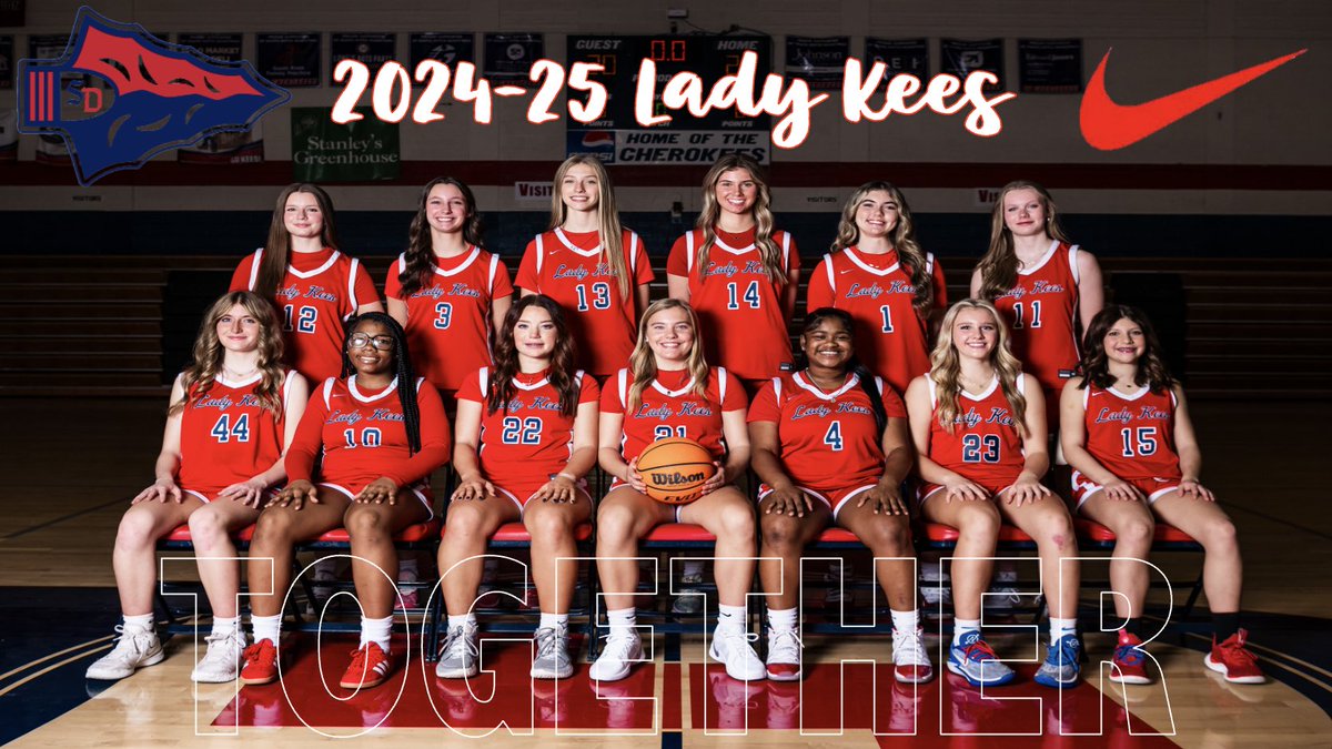 2024-25 Lady Kees 🏀💙❤️ 
The journey begins……#TOGETHER