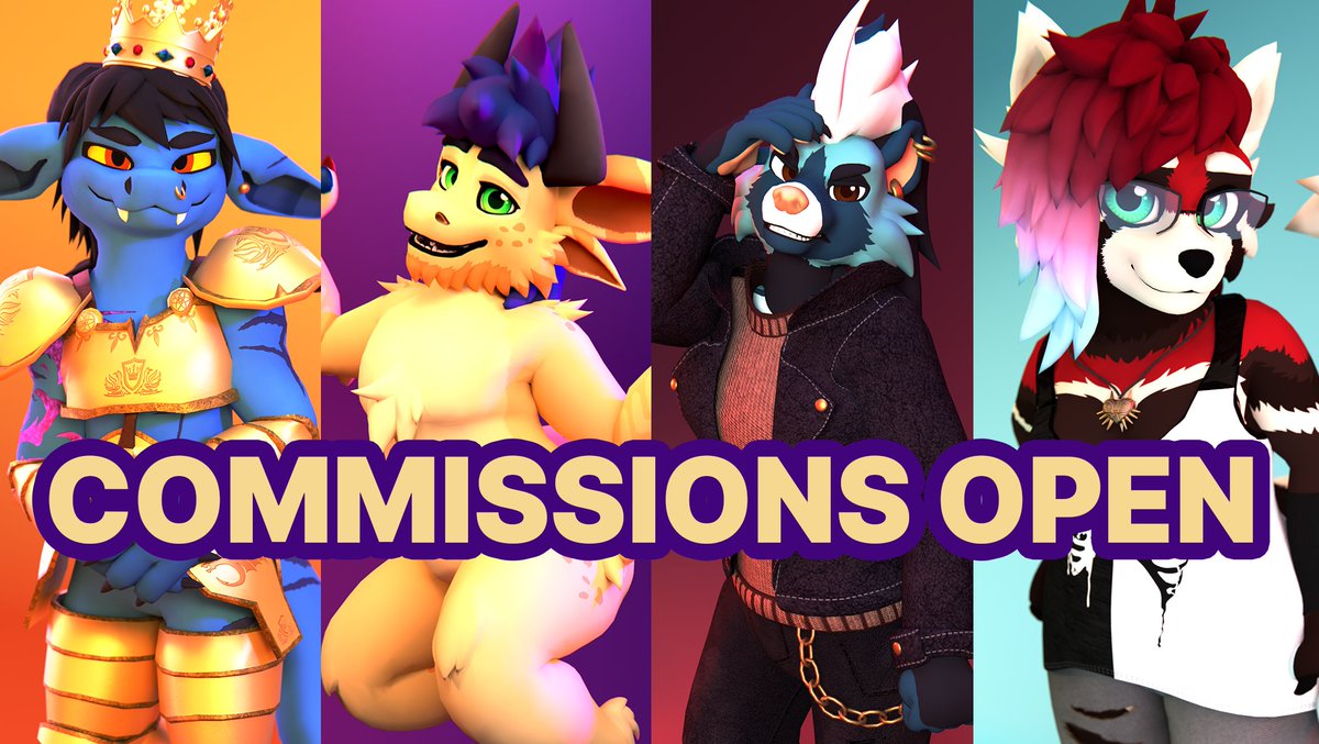 💜✨COMMISSION FORMS OPEN✨💜

If you want ANY type of commission from me I'll be keeping these forms open until the 17th! 

Open for:
Full avatars 
ARKit/Facetracking
Other 3D general work

Apply here!
⬇️⬇️⬇️⬇️⬇️⬇️⬇️
kaideartcoms.carrd.co