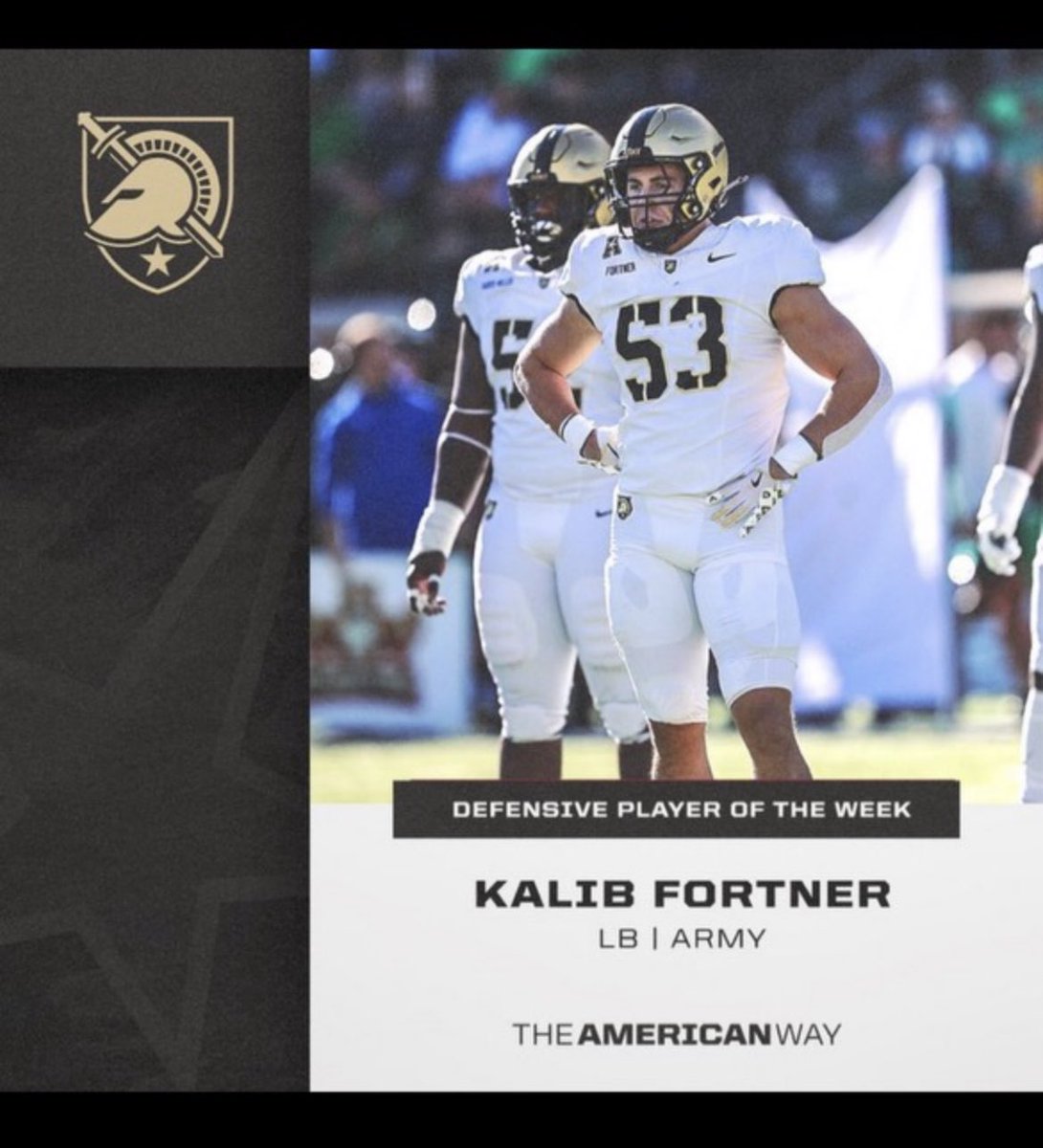 Congratulations <a href="/Kalibfortner/">Kalib Fortner</a> on earning DPOW!!! 

#PrideandTradition
#Army