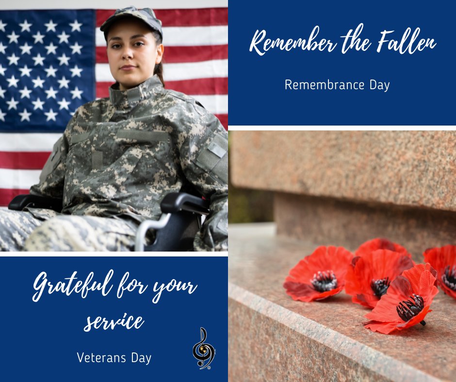 Today, we pause to remember and honor the countless heroes who have served and sacrificed. 

We express our gratitude to our veterans and those whose bravery will always remember.  #VeteransDay #RemembranceDay #LestWeForget