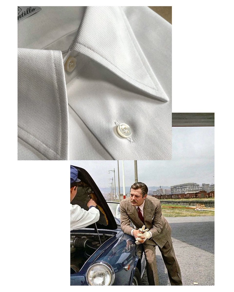 Santillo1970's tweet image. Espresso Badge, inspiration by #marcellomastroianni

☕️🗞🇮🇹
#espressotime #inspiration #santillo1970 #classicmenstyle #handmadeinitaly #craftmanship #luxury #shirtmakers #experience #bespokesuits #bespokeshirts #sartorial #tradition #sprezzatura #neapolitantailoring #connoisseur