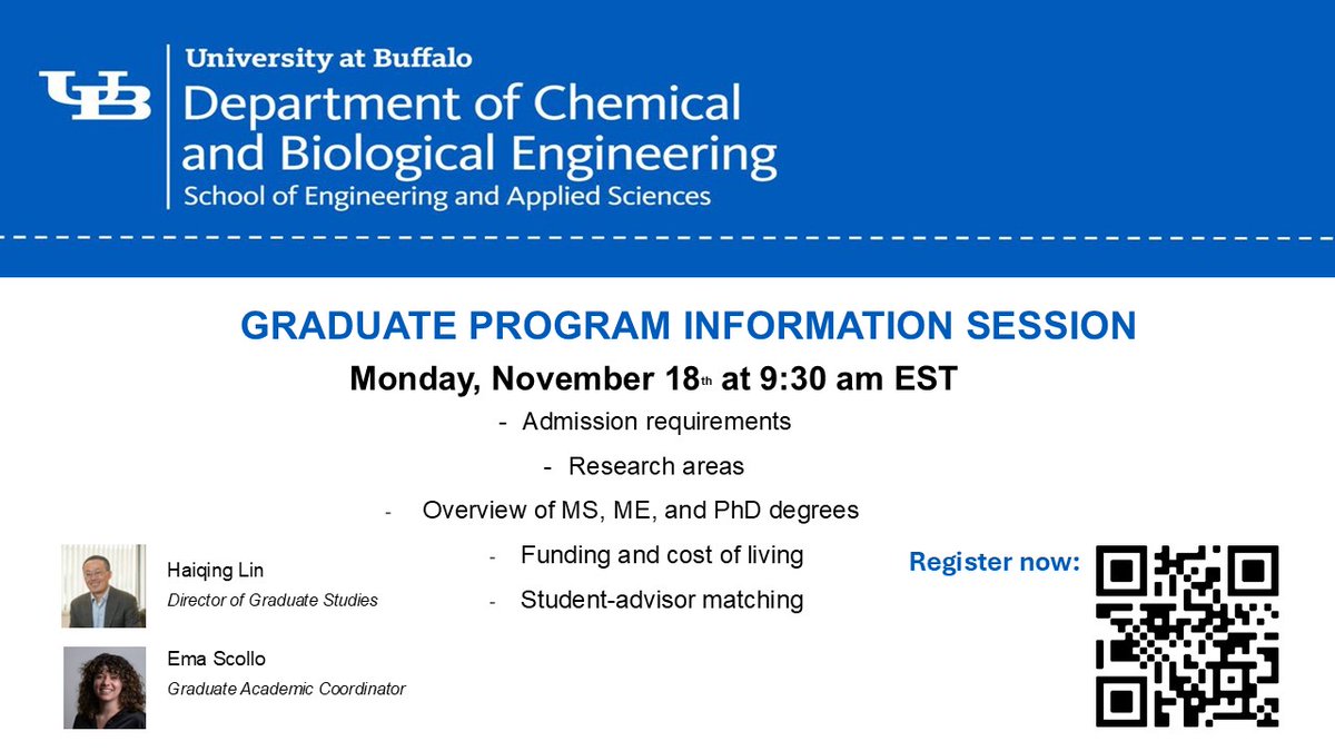 Chemical and Biological Engineering | UBuffalo (@ubcbe11) on Twitter photo 
