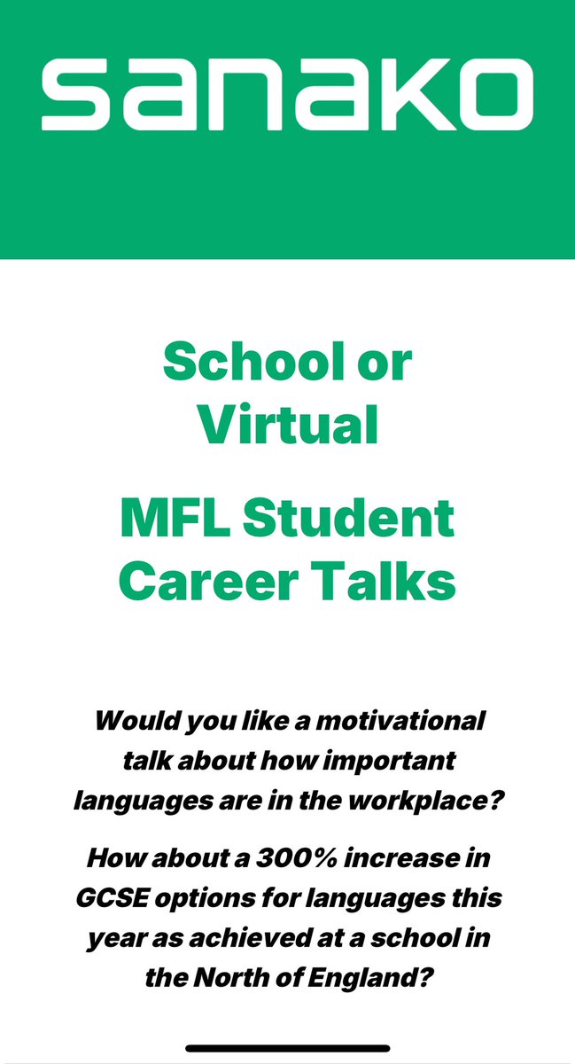 Really powerful MFL career talk combing two schools in Aberystwyth, really good pupils, so well behaved and great questions the end😊. I think I inspired a few to opt for MFL