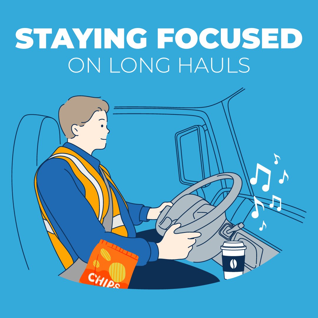 TruckersReport's tweet image. What’s your go-to method for staying focused during long drives? 
🚛 

Share your tips for maintaining concentration! 

#FocusOnTheRoad #TruckerTips