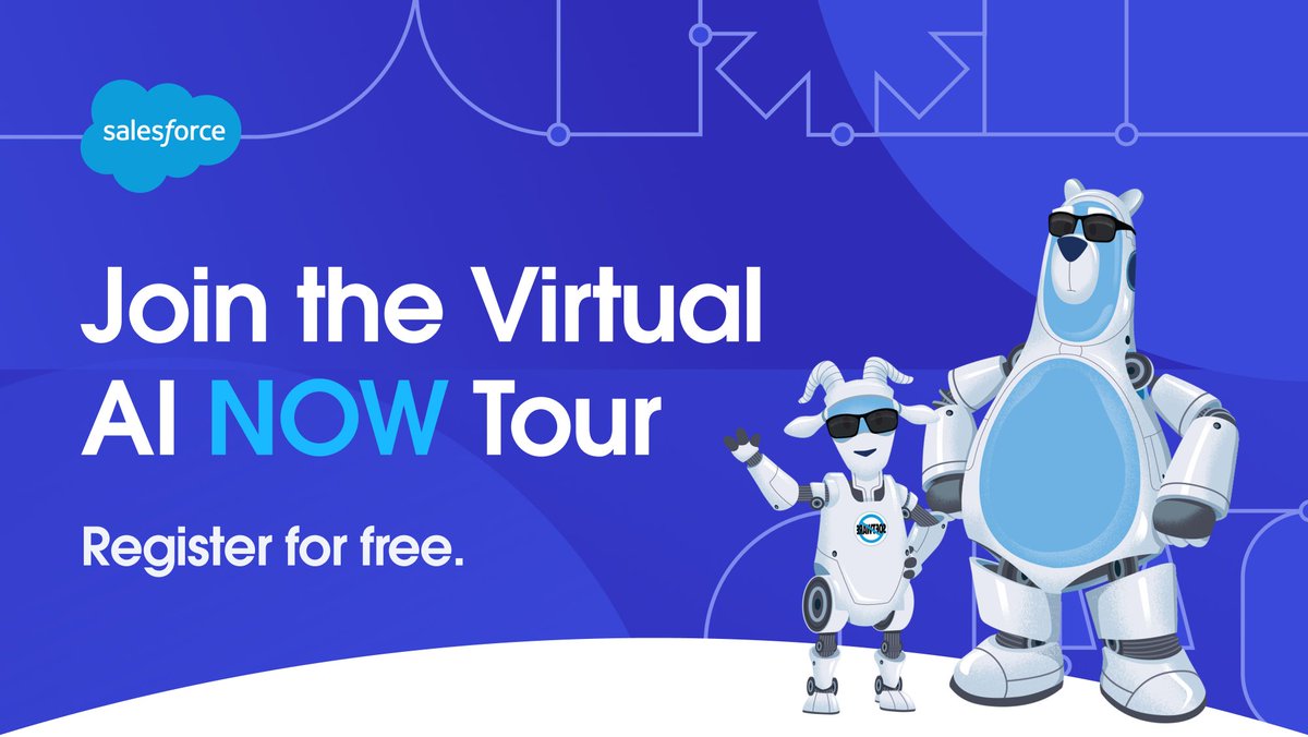⌛ We're just 24 hours away from the free 2-hour virtual #AINowTour.

You still have time to register, what are you waiting for? 

Let's get hands-on with Agentforce: sforce.co/4f0hI0z