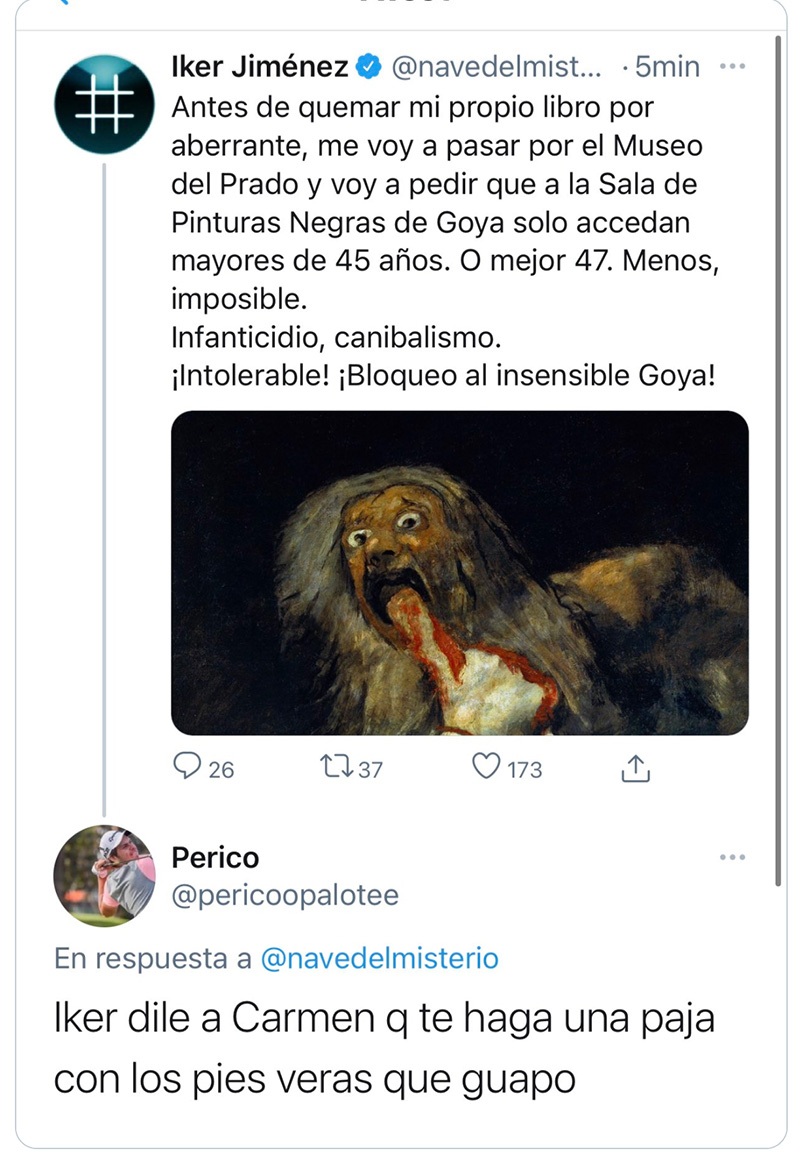 iSaBeLIiFaKe1's tweet image. Un respeto a Iker Jiménez. Nos regaló el mayor momento de gloria de ésta red social.
#todossomosIker 🫶