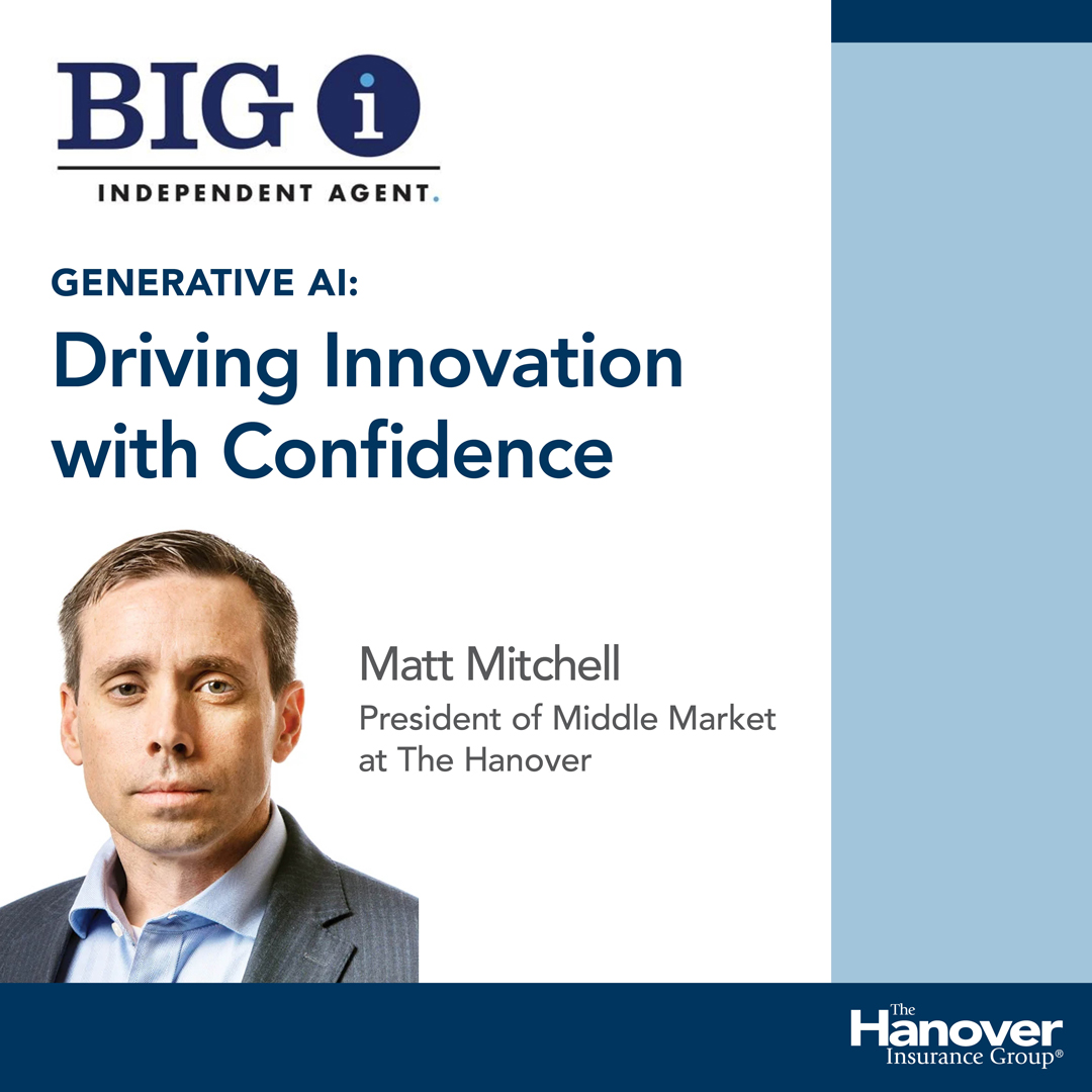 Hanover Insurance (@the_hanover) on Twitter photo Matt Mitchell, president of Middle Market at The Hanover, shares insights with <a href="/IndAgent/">Independent Agent</a> for independent insurance agents to help manage the risks associated with generative #AI. Read more here: ow.ly/LWUz50U2tvS
#RiskManagement #Insurance #Innovation Matt Mitchell, president of Middle Market at The Hanover, shares insights with <a href="/IndAgent/">Independent Agent</a> for independent insurance agents to help manage the risks associated with generative #AI. Read more here: ow.ly/LWUz50U2tvS
#RiskManagement #Insurance #Innovation
