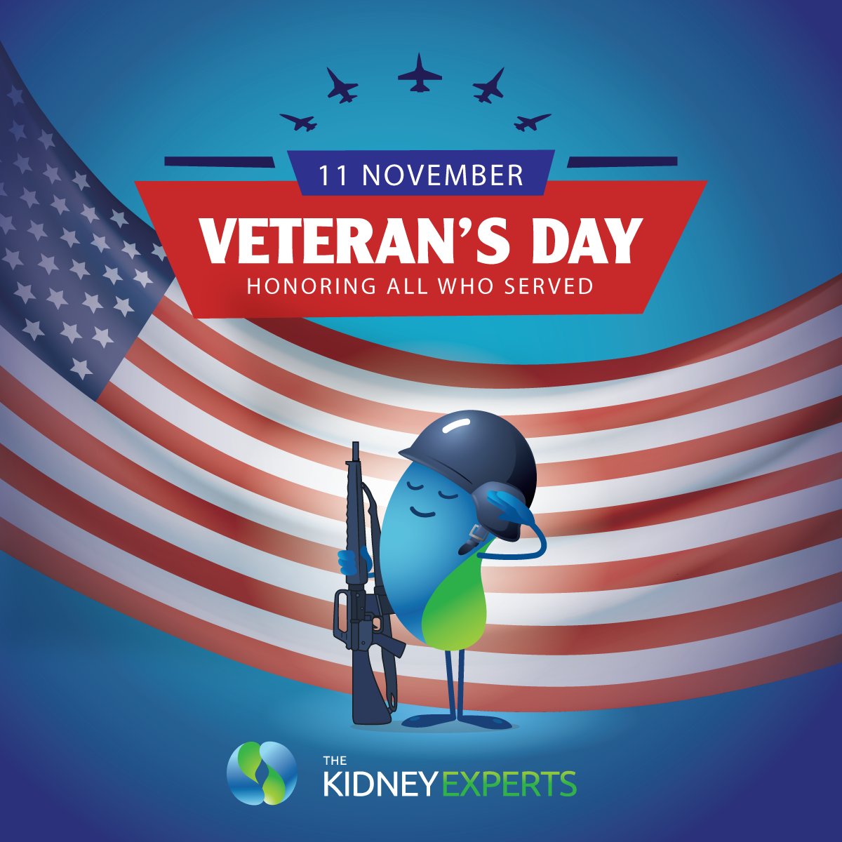 Honoring the brave men &amp; women who served! Your sacrifice keeps us safe. The Kidney Experts is here for your health needs. #VeteransDay #ThankAVet #KidneyHealth #WestTN