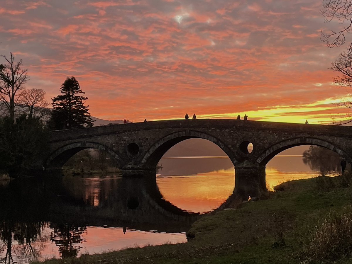 Beautiful sunset #LochTay #Kenmore