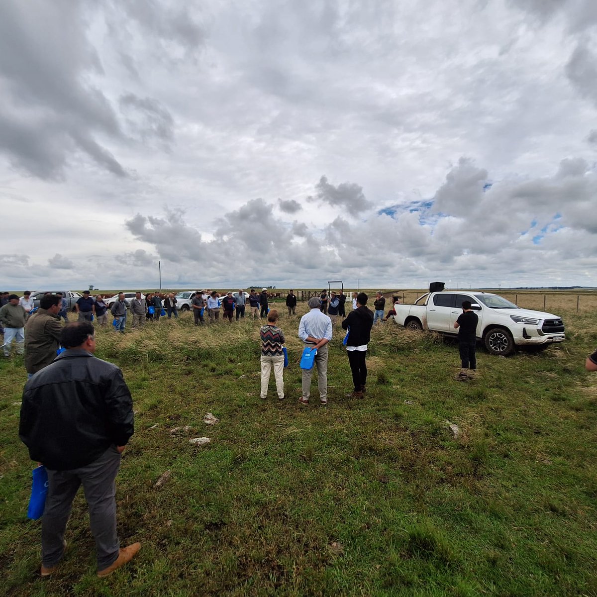 #Ahora en📌<a href="/BomberoDel/">CerroDelBombero</a> en Merinos, Paysandú

En el marco del Día Nacional del Campo Natural, comenzó la 🌱Última Jornada de Campo del Proyecto #GestiónDelPasto "Cosechando resultados..." 
➕ℹ️🖼️👉 acortar.link/rAlshD

<a href="/MGAPUruguay/">MGAP</a> #MGCN #FPTA <a href="/INIA_UY/">INIA URUGUAY</a> #PlanAgro