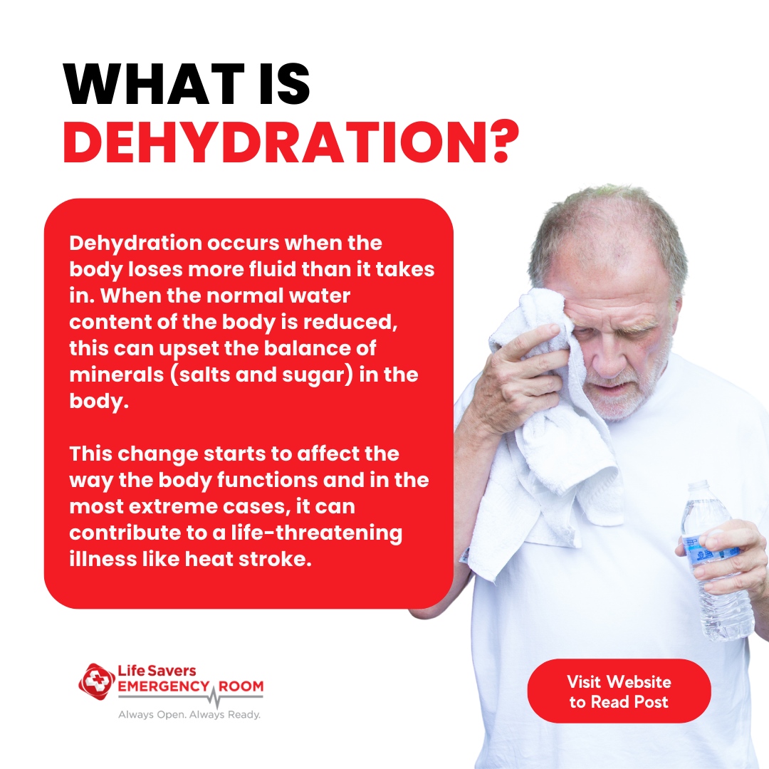 LifeSaversERTX's tweet photo. Dehydration occurs when the body loses more fluid than it takes in. 

Click the link below to learn more . . .
https://t.co/hoWyF0MCtz

#lifesaverser #preventingdehydration #causesofdehydration https://t.co/9Mjs8hJVHB