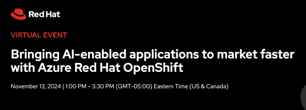 Red Hat OpenShift tweet media