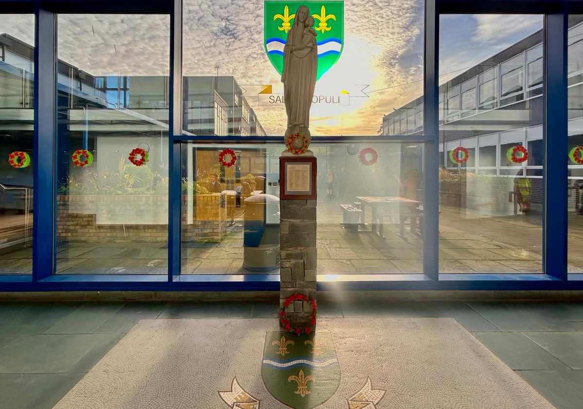 Today our whole school community joined together to remember all those lost in war and conflicts and to pray for peace. Thanks to Rev. Pendlebury, his playing made the service even more poignant.