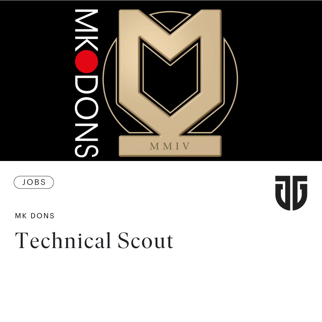 Training Ground Guru (@ground_guru) on Twitter photo 🚨 NEW JOB ALERT!
Technical Scout <a href="/MKDonsFC/">Milton Keynes Dons</a>
"To support the Recruitment Department by producing and analysing video content on prospective players, providing insights by way of reports and video for the Board, Directors, and Head Coach."
🔗trainingground.guru/job/technical-… 🚨 NEW JOB ALERT!
Technical Scout <a href="/MKDonsFC/">Milton Keynes Dons</a>
"To support the Recruitment Department by producing and analysing video content on prospective players, providing insights by way of reports and video for the Board, Directors, and Head Coach."
🔗trainingground.guru/job/technical-…