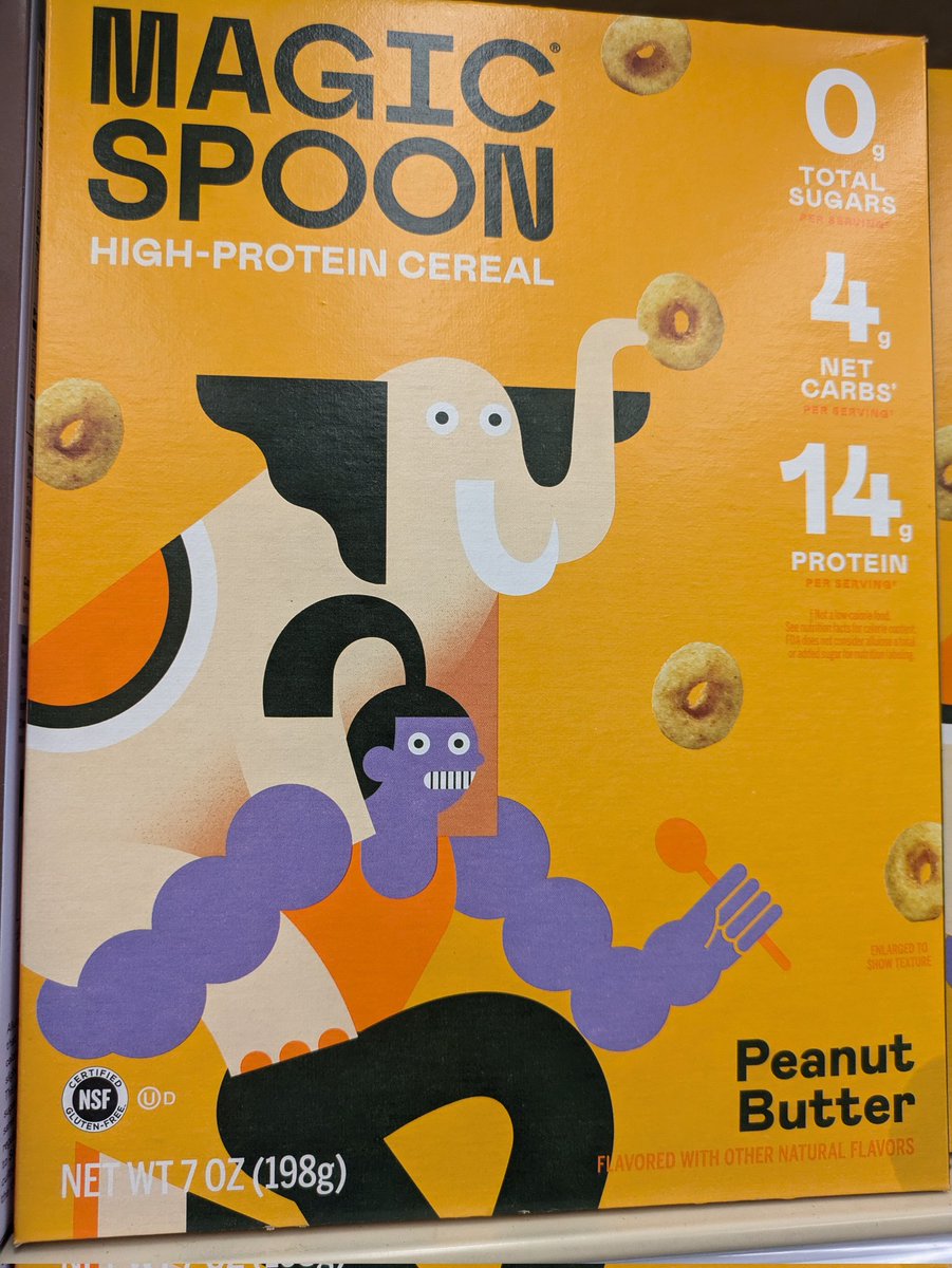 CulinaryGeekRoy's tweet photo. Characters on the Magic Spoon boxes look like a mad scientist's first horrific failed attempts to create Mr. Sparkle. https://t.co/LYwLPiM6uy