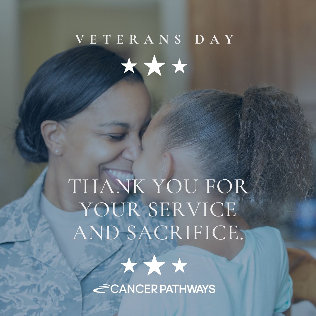 CancerPathways's tweet image. Today, we honor the courage, sacrifice, &amp;amp; dedication of our veterans. 

Cancer Pathways supports veterans &amp;amp; their cancer journey.  Our new veterans support group begins 11/21 - dedicated to offering veterans a place connect, share experiences &amp;amp; find community.

#VeteransDay🇺🇸