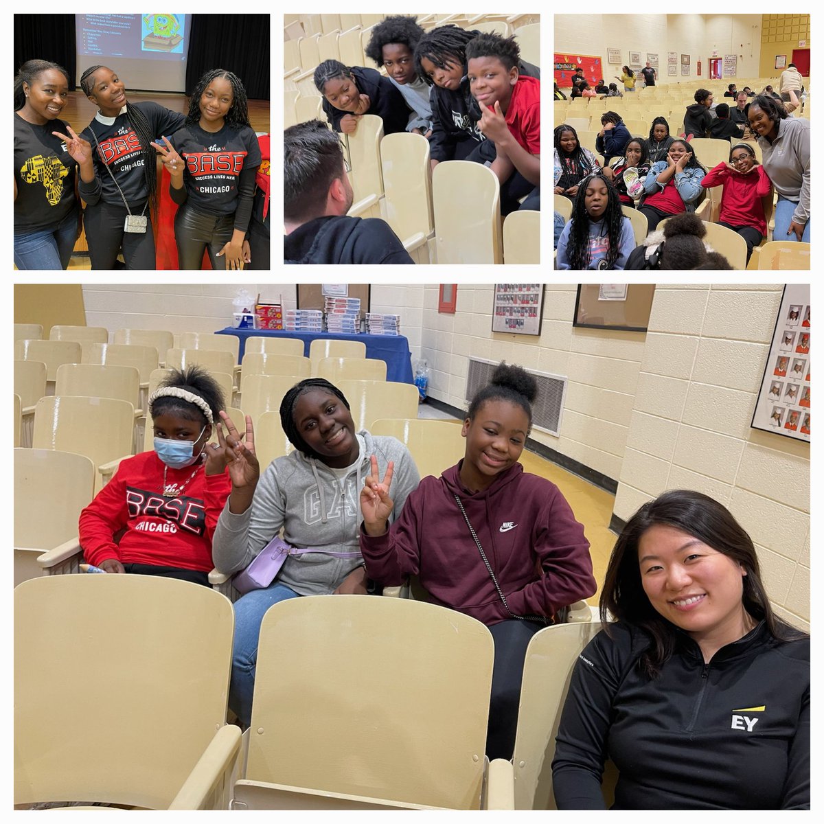 base_chicago's tweet photo. @EY_US #CONNECTDAY was a #HUGE #SUCCESS. Young people finding their stories. #thebaseway📚⚾️🎸  #Connectday #Volunteer  #mentorship https://t.co/W6P8nCEqC5