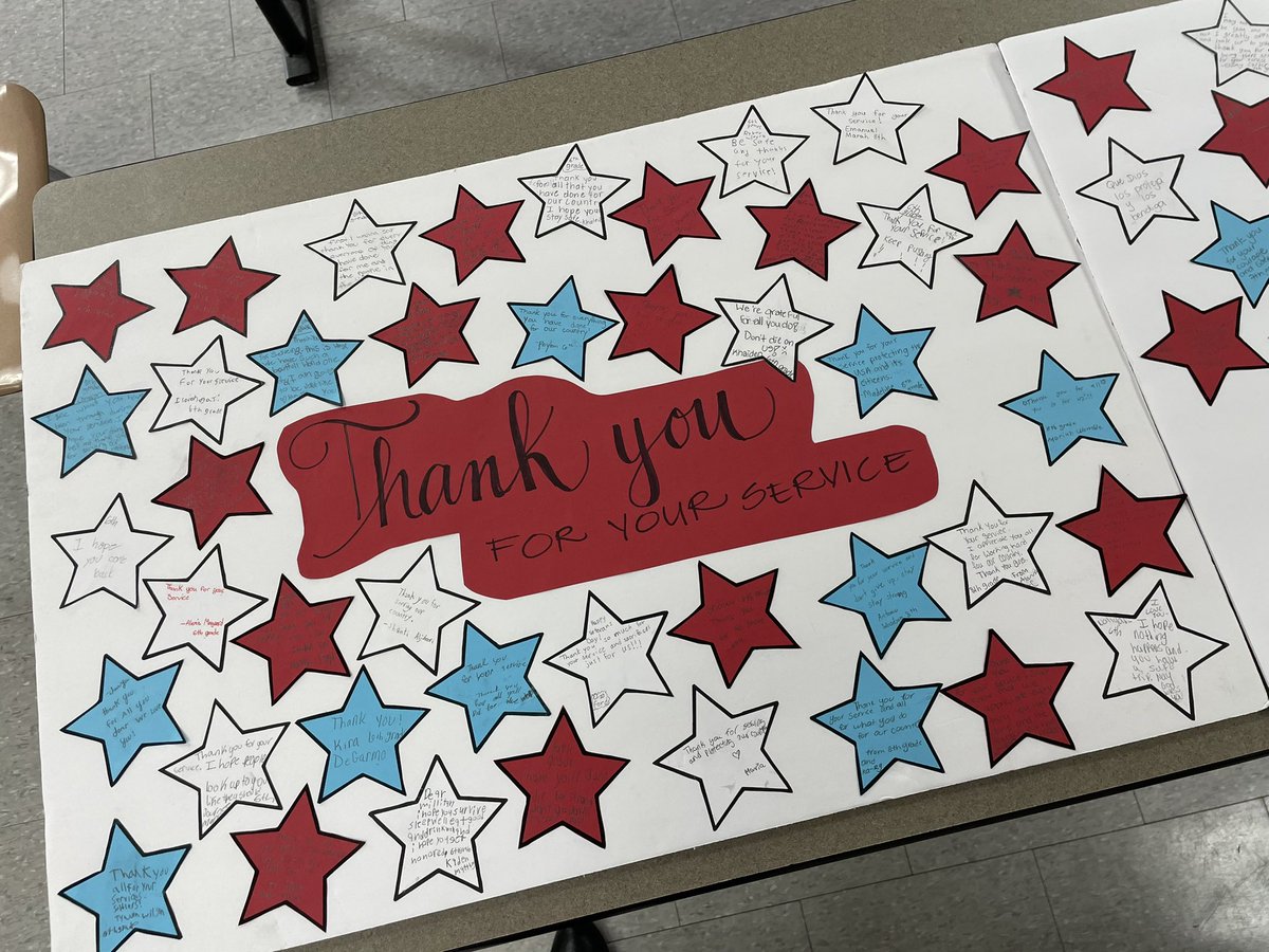 Marisol López Willis (@sollwillis) on Twitter photo Happy Veterans Day!🎖️<a href="/71stCMS/">71st Classical Middle School</a> students honor and recognize our Veterans.A special shoutout to SFC Lymari Woodson for inspiring us with her presentation in Spanish Class!🇺🇸✉️Students also wrote messages to our Veterans in Fort Liberty <a href="/advocate_1/">Dr. Queesha Tillman, Ph.D.</a> <a href="/ParticipateLrng/">Participate Learning</a> #UnitingOurWorld Happy Veterans Day!🎖️<a href="/71stCMS/">71st Classical Middle School</a> students honor and recognize our Veterans.A special shoutout to SFC Lymari Woodson for inspiring us with her presentation in Spanish Class!🇺🇸✉️Students also wrote messages to our Veterans in Fort Liberty <a href="/advocate_1/">Dr. Queesha Tillman, Ph.D.</a> <a href="/ParticipateLrng/">Participate Learning</a> #UnitingOurWorld