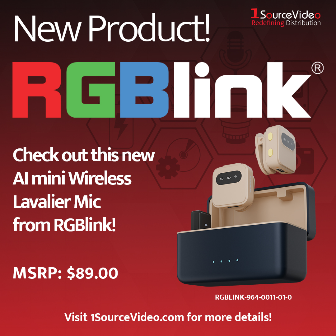 1sourcevideo's tweet photo. Introducing the AI mini, @RGBlink's new wireless lavalier microphone!

#1SourceVideo #distribution #RedefiningDistribution #RGBlink #AImini #microphone #lavalier #lavaliermic #wireless #audiocapture #speaker #liveproduction #audio #filmmaking #videoproduction #cinematography https://t.co/jLYedDP5tN